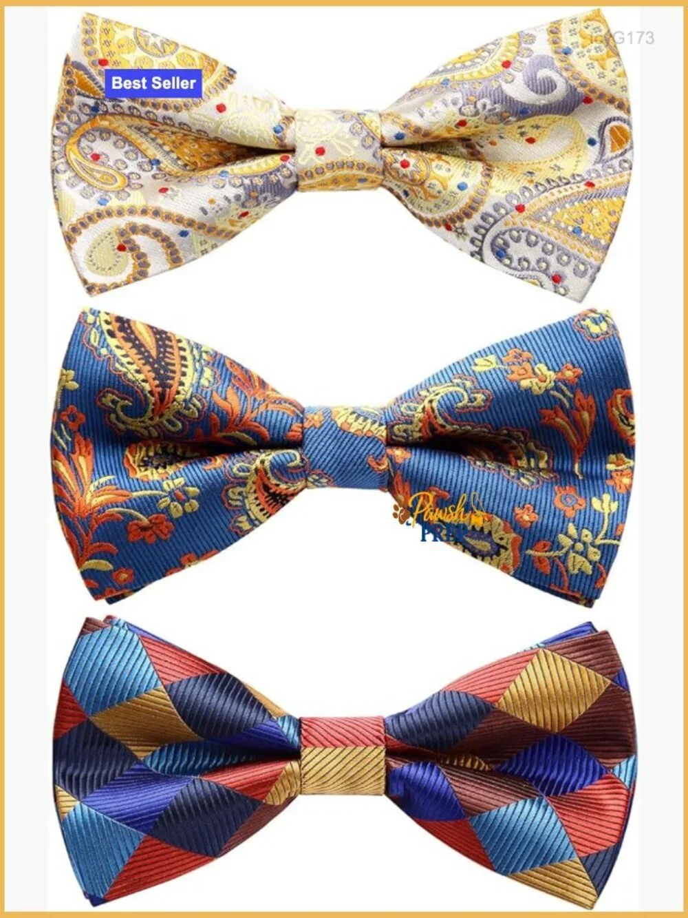 3 Pack Pre-Tie Bow Ties Adjustable Formal Wedding Tuxedo Accessories